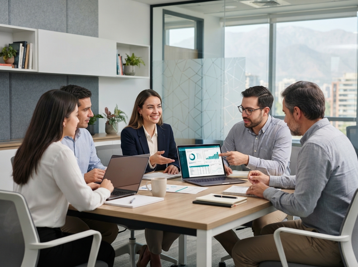 Trama Inversora: equipo analizando modelos de datos financieros